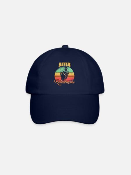 Alter Katastrophe Baustelle Vatertag Geschenk - Baseballkappe - Blau/Blau