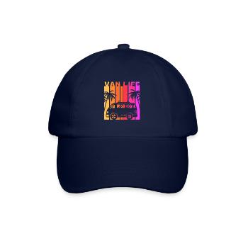 Van life - Wohnmobil Lifestyle - Baseballkappe - Blau/Blau - Vorne