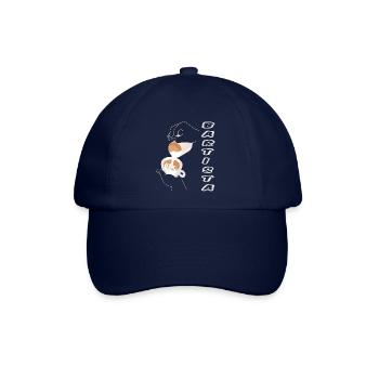Bartista Barista Bart Kaffee Coffein Geschenk - Baseballkappe - Blau/Blau - Vorne