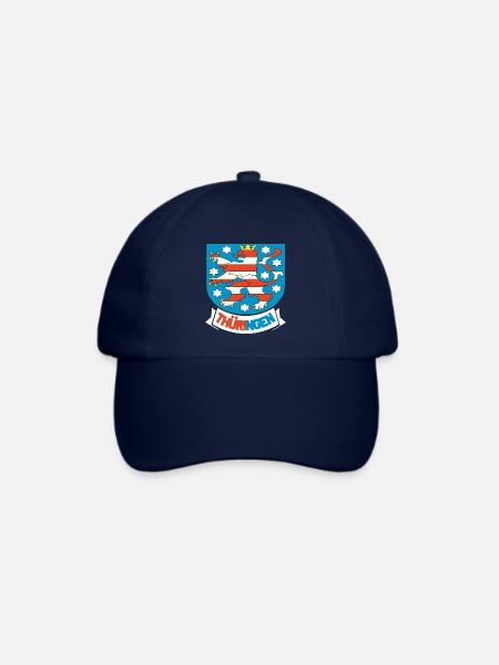 Thüringer Thüringen Erfurt Geschenk - Baseballkappe - Blau/Blau