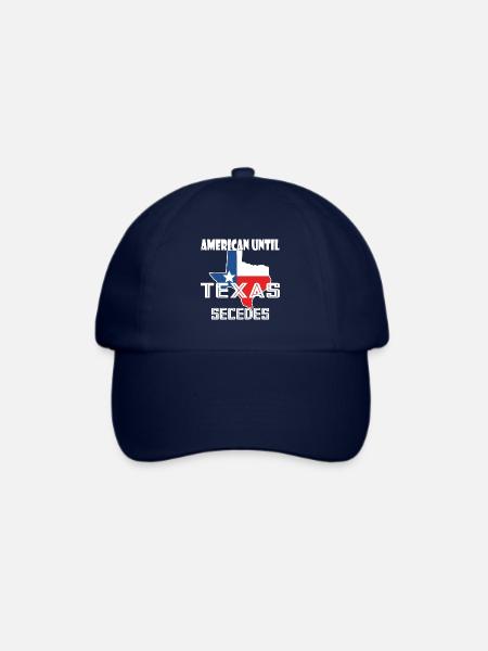 Texas Flagge Usa Texas Amerika - Baseballkappe - Blau/Blau