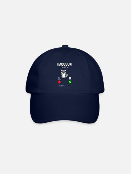 Waschbär - Baseballkappe - Blau/Blau