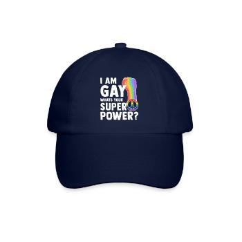 LGBT - Baseballkappe - Blau/Blau - Vorne