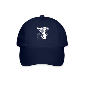 Luchs Wildkatze Motiv - Baseballkappe - Blau/Blau - Vorne