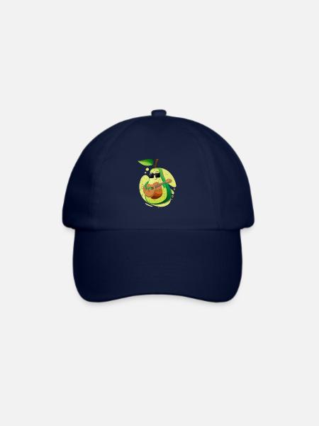 Avocado Geschenk Diät Gesund Keto Vegan Vegetarier - Baseballkappe - Blau/Blau