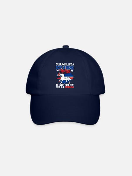 Islandpferd Geschenk Pferd Pony Tölt Iceland Horse - Baseballkappe - Blau/Blau