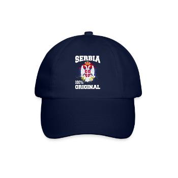 Serbien - Baseballkappe - Blau/Blau - Vorne