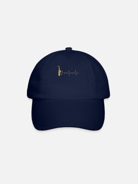 Herzschlag Jazz Music - Baseballkappe - Blau/Blau