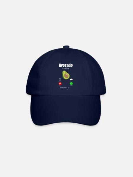 Avocado - Baseballkappe - Blau/Blau