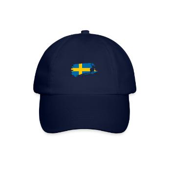 Schweden - Baseballkappe - Blau/Blau - Vorne