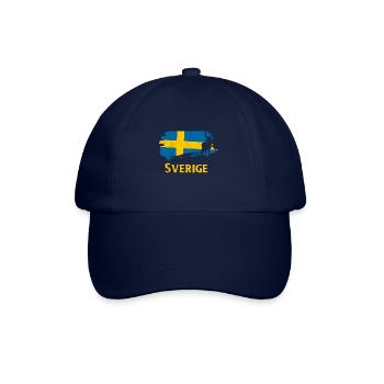 Schweden - Baseballkappe - Blau/Blau - Vorne