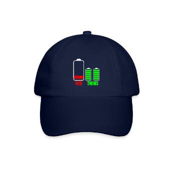 Zwillinge - Baseballkappe - Blau/Blau - Vorne