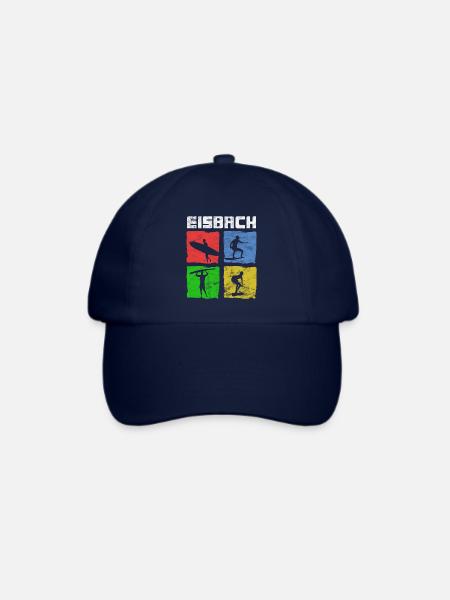Surfen für Surfer Vintage Eisbach Geschenkidee - Baseballkappe - Blau/Blau