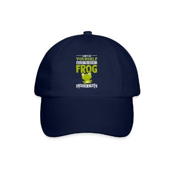 Frosch Tshirt Kröte Kaulquappe Laubfrosch Frog - Baseballkappe - Blau/Blau - Vorne