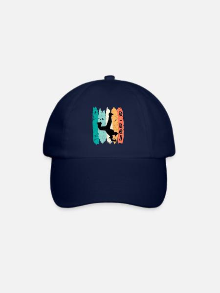 B-Boy Breakdancer Street Art Urban Tanz Hip Hop - Baseballkappe - Blau/Blau