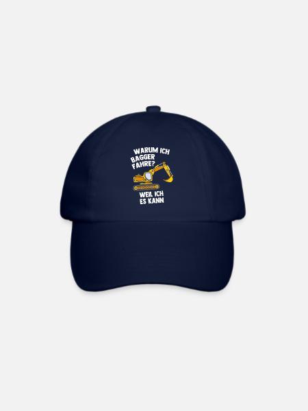 Bagger - Baseballkappe - Blau/Blau