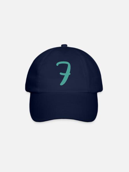 7 - Baseballkappe - Blau/Blau