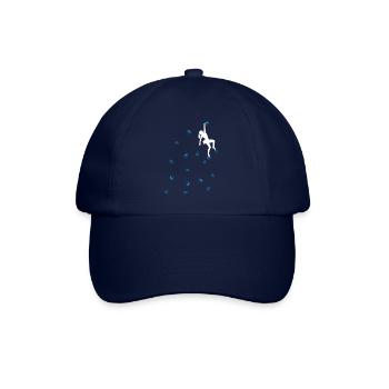 Bouldern Klettern Blaue Boulder Griffe Frau Dame - Baseballkappe - Blau/Blau - Vorne
