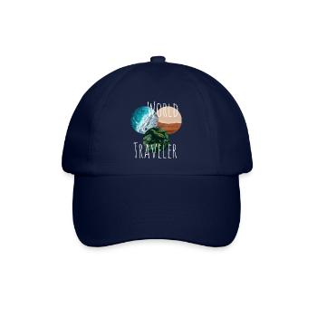 Weltreise - Baseballkappe - Blau/Blau - Vorne