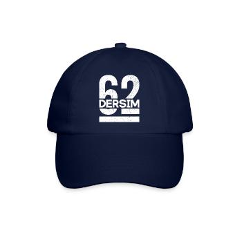 Dersim 62 Türkei Turkiye Geschenk Urlaub TR Türk - Baseballkappe - Blau/Blau - Vorne