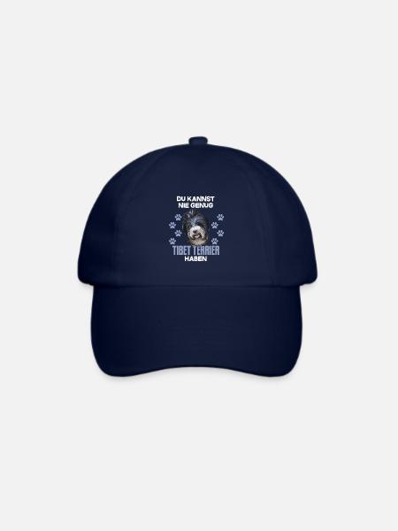 Du kannst nie genug Tibet terrier haben - Baseballkappe - Blau/Blau