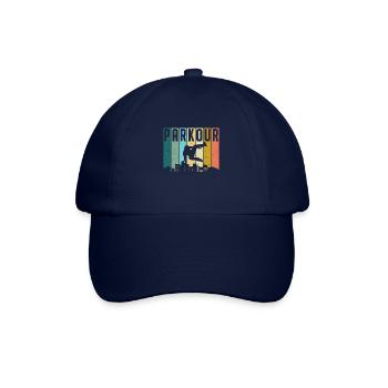 Free Running Bunter Free Runner Parkour - Baseballkappe - Blau/Blau - Vorne