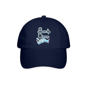 Save the Oceans - Baseballkappe - Blau/Blau - Vorne