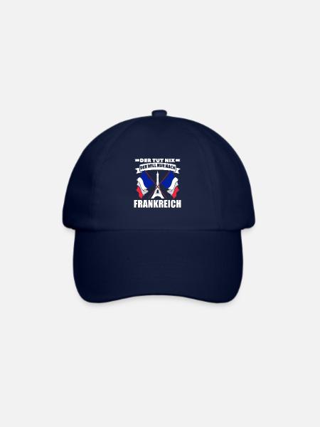Frankreich - Baseballkappe - Blau/Blau
