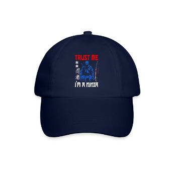 Ninja Geschenk Karate Ninjutsu Judo Samurai Japan - Baseballkappe - Blau/Blau - Vorne