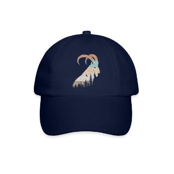 Steinbock - Baseballkappe - Blau/Blau - Vorne