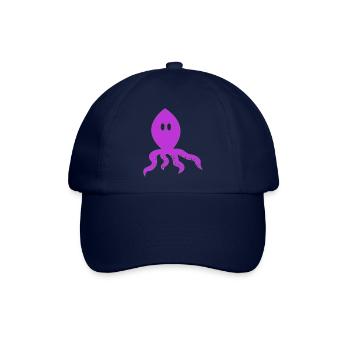 Denkender Tintenfisch - Baseballkappe - Blau/Blau - Vorne