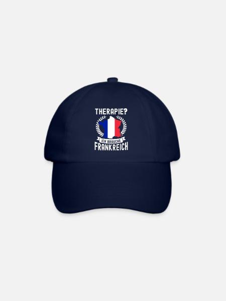 Frankreich - Baseballkappe - Blau/Blau