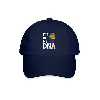 Kolumbien Its In My DNA Kolumbianer Geschenk - Baseballkappe - Blau/Blau - Vorne
