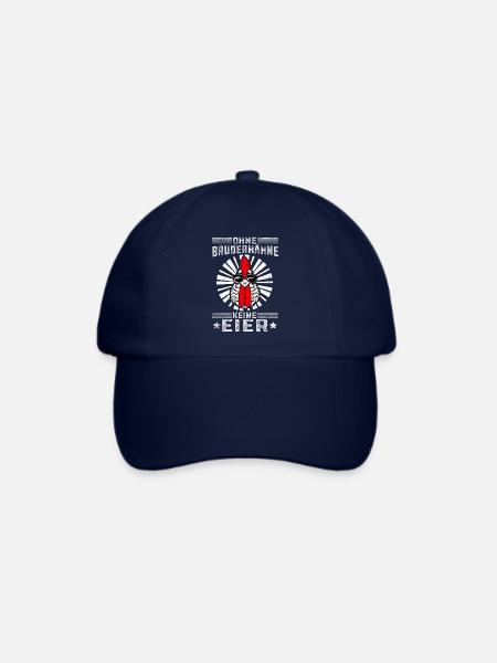 Ohne Bruderhähne keine Eier Huhn Hühnerbesitzer - Baseballkappe - Blau/Blau