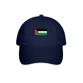 Palästina Geschenk Free Palestine Gaza Streifen - Baseballkappe - Blau/Blau - Vorne