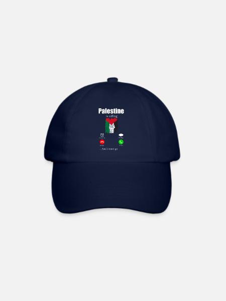 Palästina Geschenk Free Palestine Gaza Streifen - Baseballkappe - Blau/Blau
