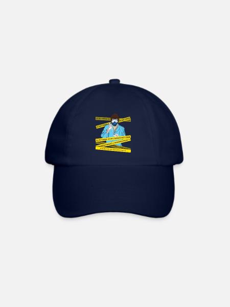 Spurensicherung - Kripo Polizei Kriminaltechnik - Baseballkappe - Blau/Blau