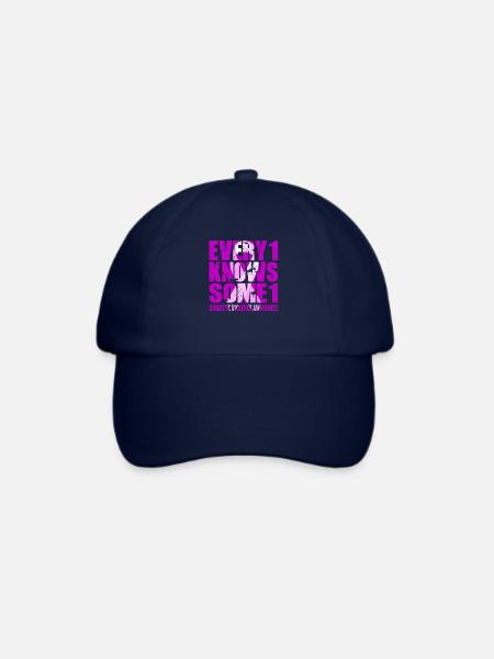 Sensibilisierung für häusliche Gewalt #Every1KnowsSome1 - Baseballkappe - Blau/Blau