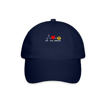 Live Love Radiology Radiologist X-Ray Rad Tech - Baseballkappe - Blau/Blau - Vorne