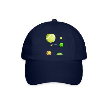 Padel - Geschenk für Padelspieler - Baseballkappe - Blau/Blau - Vorne