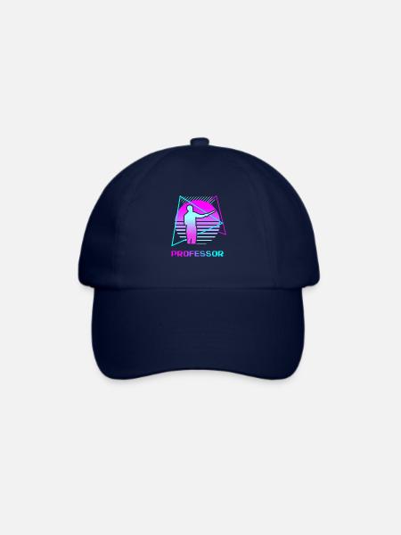 Retro Professor University Teaching - Baseballkappe - Blau/Blau