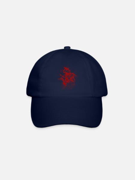 Blut / Blood - Baseballkappe - Blau/Blau