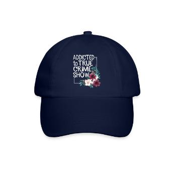 True Crime Obsessed - Baseballkappe - Blau/Blau - Vorne