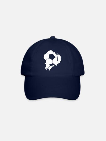 Fußball Soccer - Baseballkappe - Blau/Blau