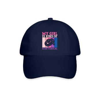 Königspython Schlange Bananenkugel Python - Baseballkappe - Blau/Blau - Vorne