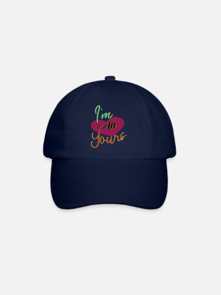 I´m all yours - Baseballkappe - Blau/Blau