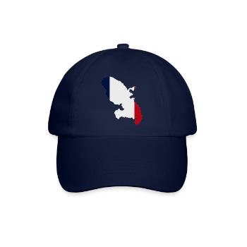 Stadtplan von Martinique - Baseballkappe - Blau/Blau - Vorne