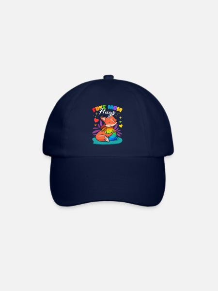 Kostenlose Mama-Umarmungen - Baseballkappe - Blau/Blau