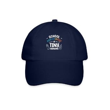 Schulpsychologe von winzigen Menschen Psychologen - Baseballkappe - Blau/Blau - Vorne