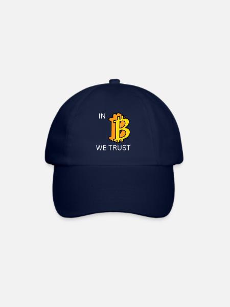 In Bitcoin we Trust - Baseballkappe - Blau/Blau